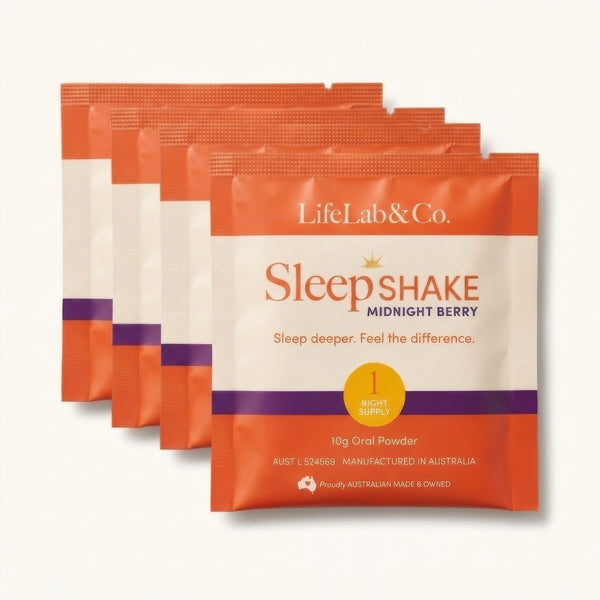 SleepSHAKE Midnight Berry Travel Pack (4 Sachets)